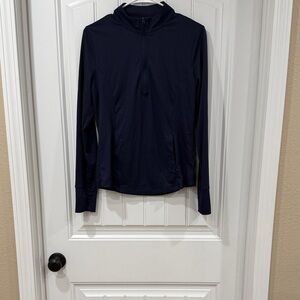 Tommy Bahama Golf Navy Long Sleeve 1/4 Zip Top